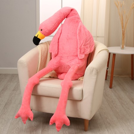 Soft toy "Flamingo", 190 cm, pink color-4
