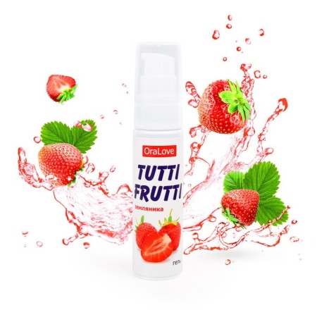 Tutti-Frutti Oralove strawberries, water-based, edible, 30 ml-1