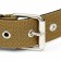 Sprinkle collar with lining, 72 x 3.5 cm, sand