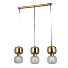 Suspended Gerhort G51099/3L Cop GD+CL, 3x20W, G9, 120x13x80 cm, bronze color