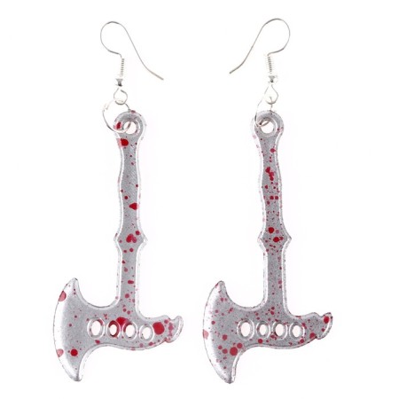 Carnival earrings "ax", color mix