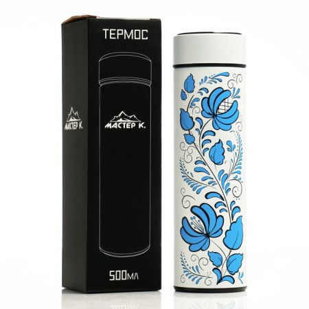 Thermos, 500 ml, Basic "Russian style", with a strain, retains heat 8 hours-1