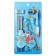 Cleaning Callire Calligrata 9 items, 4 black-graphic pencils, sharpener, eraser, ruler, handle, nozzle, blue.