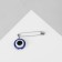 Bulak-reinforcing "for the second half", 2.2 cm, blue color in silver