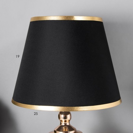 Ariadne's table lamp E27 40W black and gold 25x25x39 cm Risalux-5