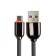 MicroUSB cable - USB, 2.4 A, PVC braid, 1 meter, gray
