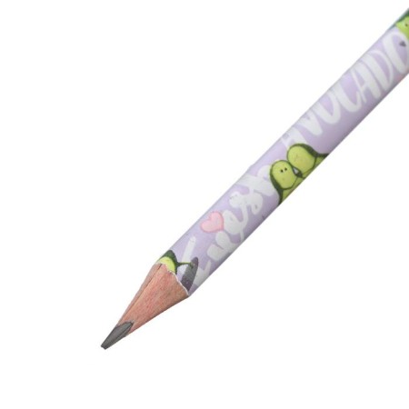 Chernographic pencil 2 mm Happy Graphix "Avocado Selfie", HB, three -sided-1