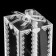 Pvc folding box 12 x 7 x 7 cm