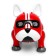 Robot Dog "Duke" IQ Bot, interactive: light and sound effects, on batteries, red