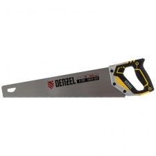 Denzel 24140 wood hacksaw 24140, heated tooth 3D, 3K handle, 9 tpi, 450 mm