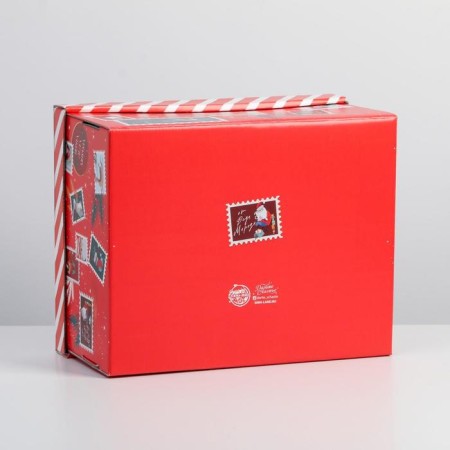 The folding box "New Year's gift", 31.2 x 25.6 x 16.1 cm, New Year-4