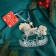 Jewelry decoration "Horse on the stand" Brill, 10.5x9.5 cm, transparent
