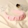 Hair cap "Nonna" 3.5 cm, pink