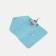 Key on the button, length 11 cm, turquoise color