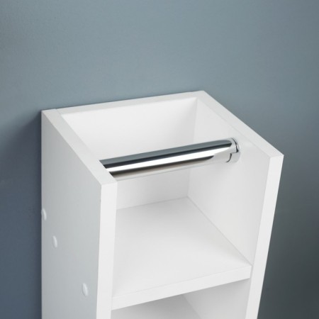 Quarter 20 bathroom cabinet with paper holder, 20 x 19 x 95 cm-4
