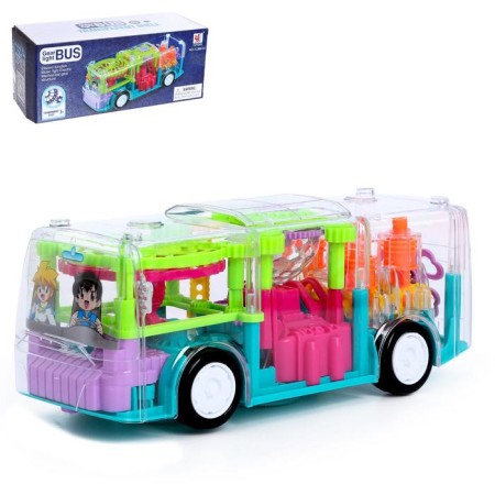 Lifle bus, light and sound effects, works on batteries, mix