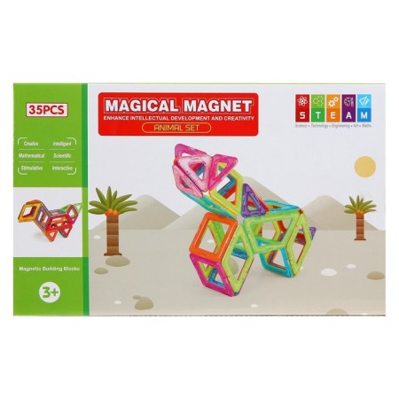 Magnetic designer "Magic Magnet", 35 parts-5