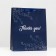 Laminated Packet "THANKS YOU", Blue, 26x32x12