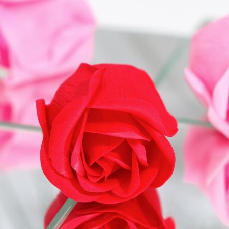 Soap roses, pink and red, set 4 pcs.-4