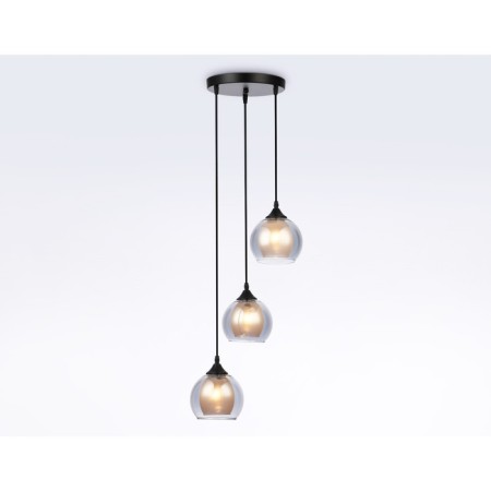 Suspended Ambrella Light, Modern, TR3541, 3HE27, Black Color-2