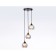 Suspended Ambrella Light, Modern, TR3541, 3HE27, Black Color