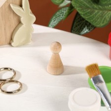 Harvesting for creativity with a cone, 4 x d2 cm, head 1.5 cm