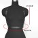 BDSM Podsm Oki, female, female, on the chest, adjustable belts, PU, ​​black