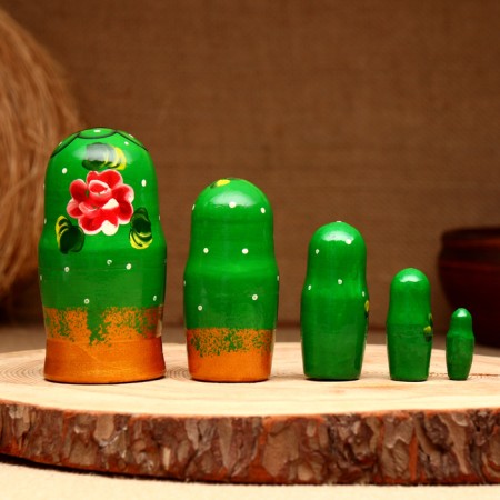 Matryoshka 5-doll "jasmine", 10-11 cm-1