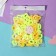 Hair elastic band "Mahrushka" (set 72 pcs) 1.5 cm, yellow shades