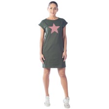 Full Allert-free dress, size 44, khaki color