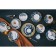 Porcelain shade “Star Night”, 600 ml, D = 15.5 cm