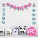 Garland on the eyelets "I am 1 year", length 137 cm, Minnie Mouse