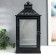 Summary metal, glass "Etna" black set 2 pcs 19x19x39 cm, 14x14x27 cm