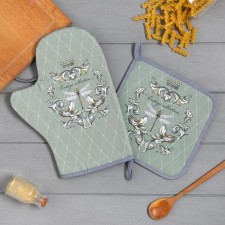 Kitchen-kitchen “Vintage Collection” mittens of 20x28cm, 19x19cm seizure, 100% HL