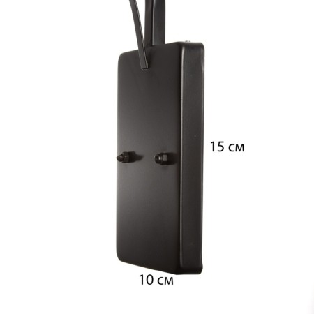 Bra "Roger" E27 40W black 20x18x37 cm-3