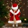 Snegurochka under the Christmas tree "Winter magic. In a lush fur coat ", 30 cm, red