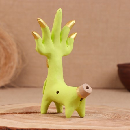 Abashevskaya toy "Deer-Solnce", 15x7x15 cm, Kukushkin I.I.-2