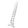 Tundra staircase, three -section, aluminum, 11 steps