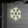 Neon figure "Snowflake", 40 cm, 360 LED, 220 V, glow of white