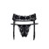 Erolata Tatyana set: a belt for stockings and thongs, black (46-48)