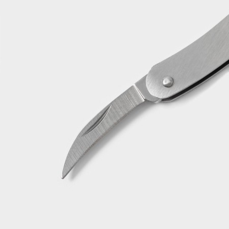 Coroner of the folding shares "Easiness", 11 cm, silver color-3