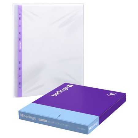 A4 60MKM Berlingo "Squares", matte, relief texture, 100pcs-2