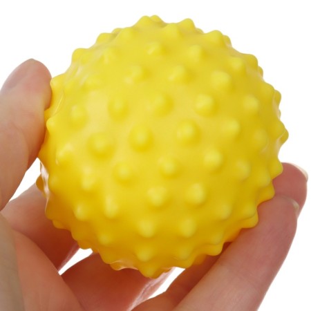 A set of developing tactile balls according to the methodology of Glenna Doman, with a squeak, 6 pcs, crumb I-15