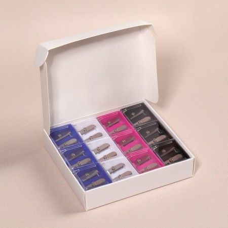 Cosmetic sharpener, with a lid, double, mix color-9