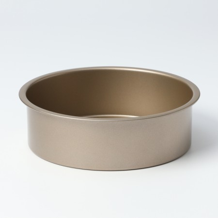 Baking shape of the share "Circle. Randy ", 21.5 × 6.5 cm, removable bottom, anti -stick coating, gold color-1