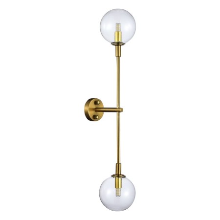 Sconces st. SL1506.201.02. Chieti. 2x5 watts, G9, 4000k, 12 cm, golden color-1