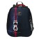 School backpack 38 x 30 x 16 cm, ergonomic back, stavia "race", black