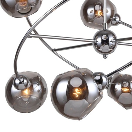 Rimula chandelier, 8x40W E14, chromium color-2