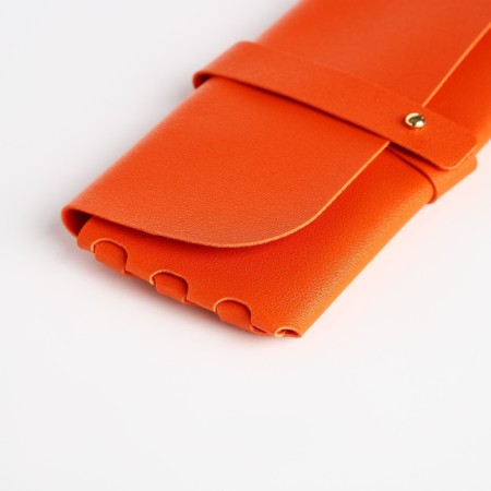 Case for glasses on the clue, color orange-2
