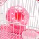A cell for rodents equipped RT-2C, 23 x 16.5 x 20 cm, pink (packing 30 pcs)